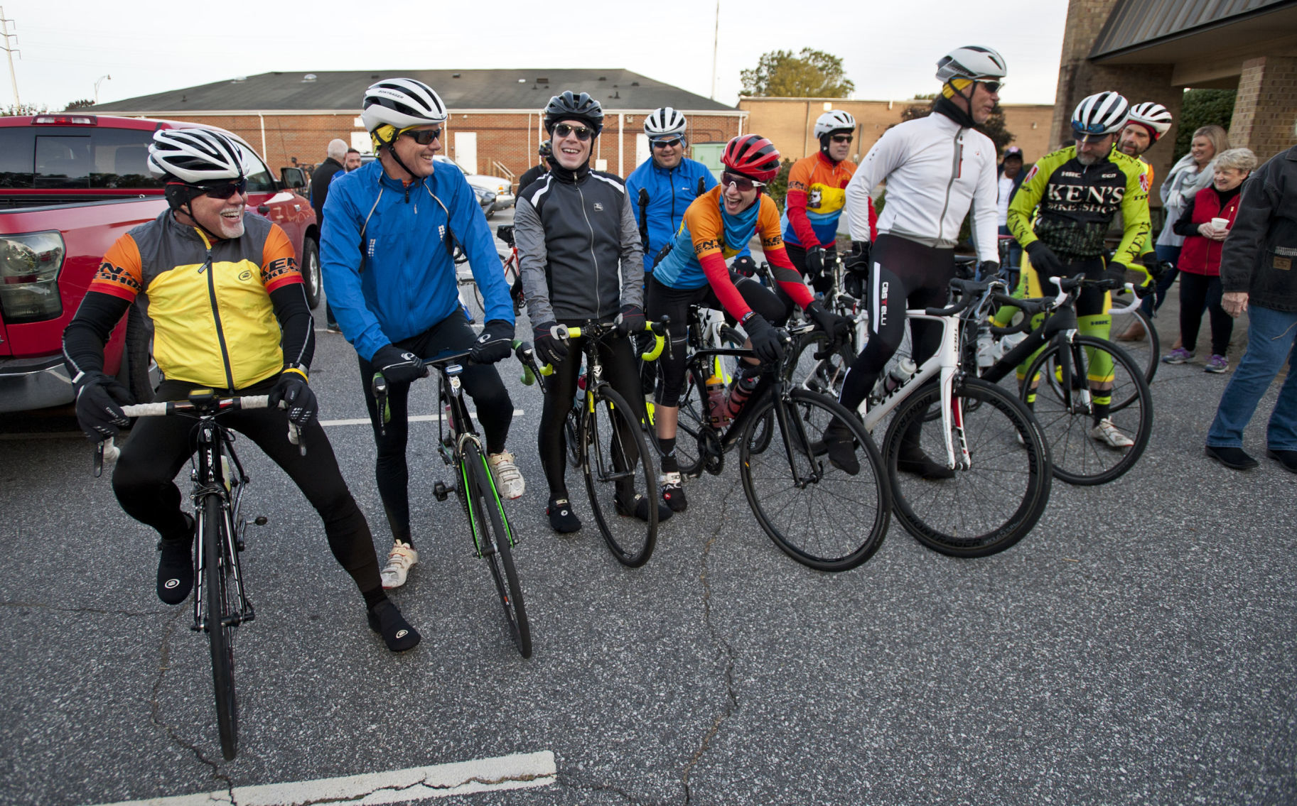 Solar Bears ride for Cancer Services